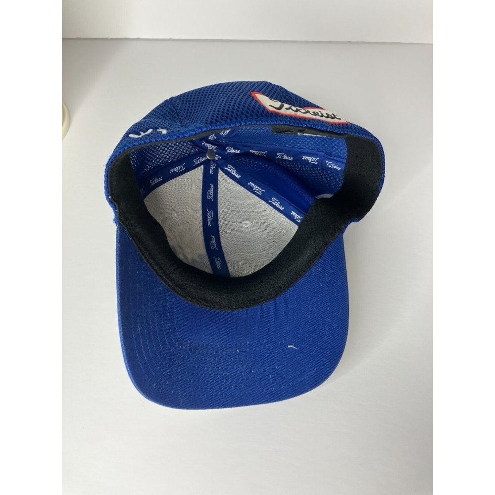 Titleist FJ Pro V1 Fitted Medium Large White Blue Hat - Picture 5 of 8